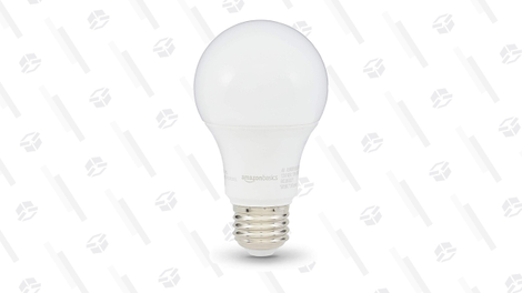 6-Pack AmazonBasics 60W Equivalent LED Bulbs | $12 | Amazon16-Pack AmazonBasics 100W Equivalent LED Bulbs | $32 | Amazon